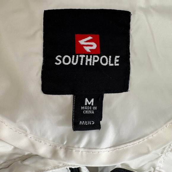 Southpole Windbreaker Men M Convertible Jacket USA Street Hip Hop Anorak Hooded - Picture 6 of 16